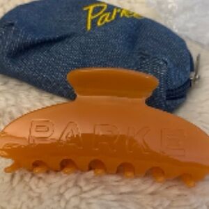 Parke Amber Orange Claw Clip New in package